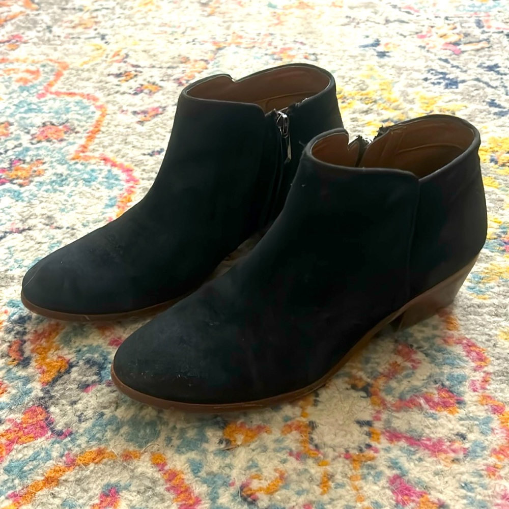 Sam Edelman Black Suede Boots